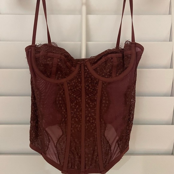 Urban outfitters modern love lace corset top - Picture 1 of 2